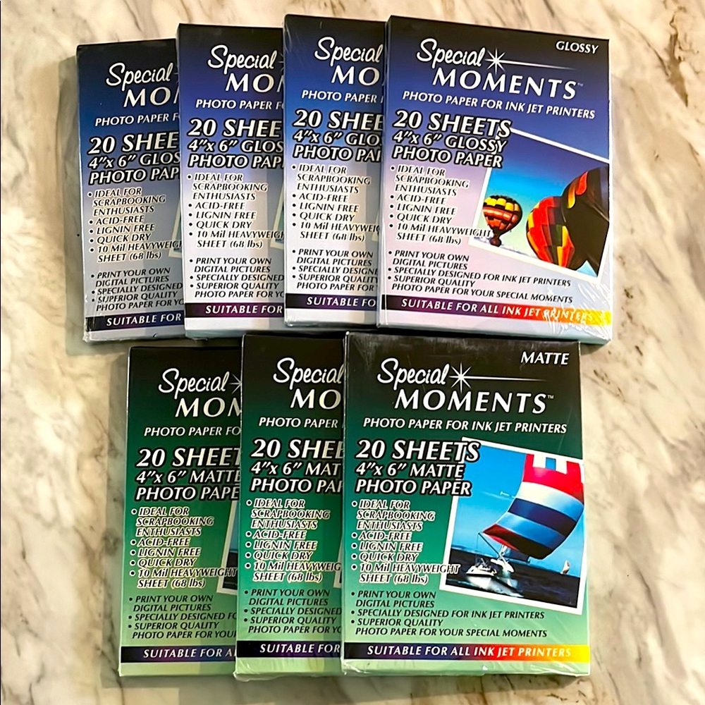 4” x 6” Photo Paper Packs Special Moments (7)